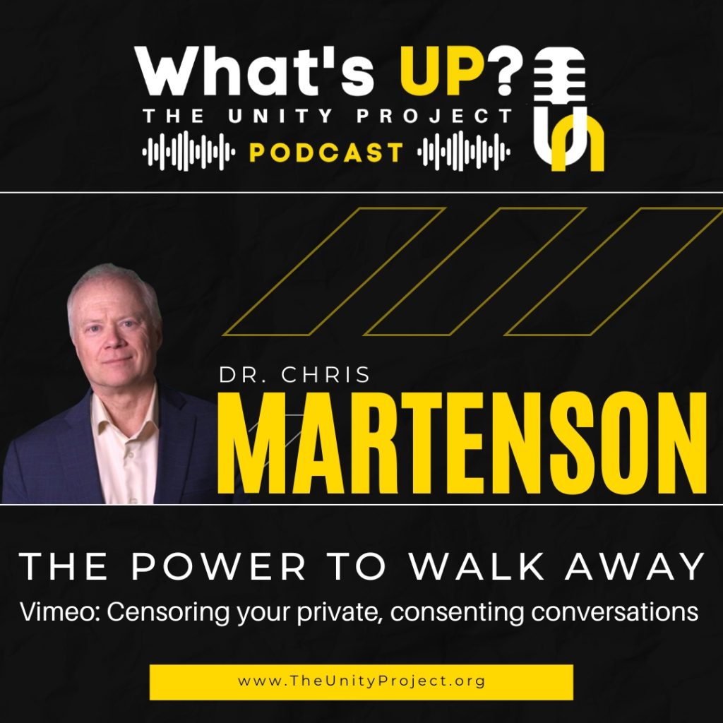 Ep. 28: Unity Project Podcast w/ Dr. Chris Martenson - The Power to Walk Away