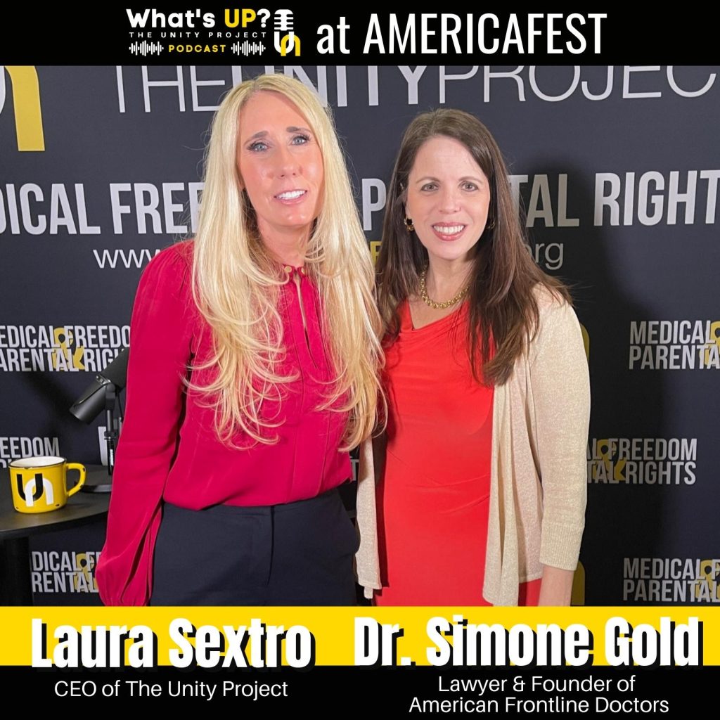 The Unity Project What’s UP? Podcast at AmFest - Dr. Simone Gold