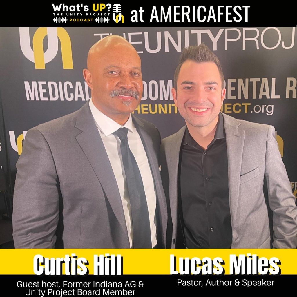 The Unity Project What’s UP? Podcast at AmFest - Lucas Miles